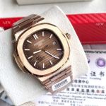 Rose Gold Patek Philippe Nautilus Repica Watches For Sale
